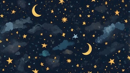 Fototapeta premium night sky with stars pattern