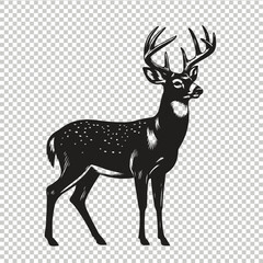 Whitetail deer vector