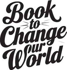 Obraz premium Book to change our world T-shirt design, We Are Moving text on sticky notes isolated on office desk
