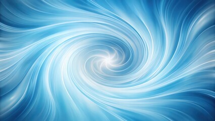 Soft Light Blue Abstract Background with Swirling Vortex