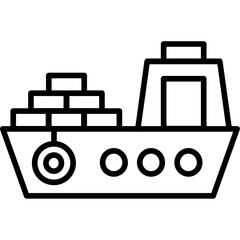 Cargo Ship Icon