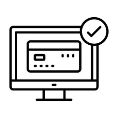 Online Card Payment Icon