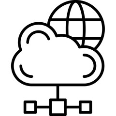 Cloud Network Icon