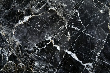  Black kitchen marble top pattern with white veins. Detailed photo textured background