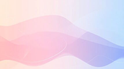 Fototapeta premium Abstract Pastel Wave Background Design