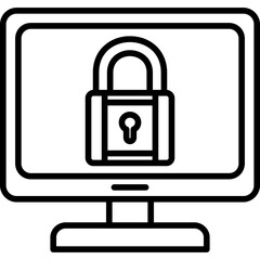 Lcd Lock Icon