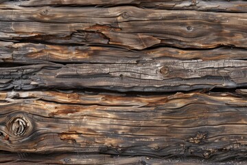 Image of old molded wooden fence or wall pattern. Texture for background usage