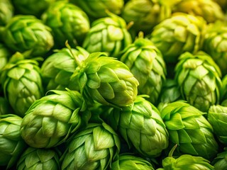 Lush Green Hops: Long Exposure Pattern for Brewery & Bakery