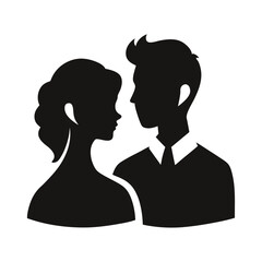 Couple Relationship Silhouette Romantic and Emotional Illustrations for Creative Projects