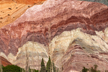 The seven-coloured hill of purmamarca - jujuy.