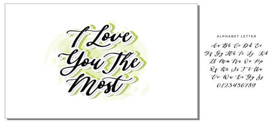 I Love You The Most T-shirt Design, Valentines Day Typography, Cute Valentines T-shirt, Valentines Day, Mini Valentine, Cut File For Cricut And Silhouette