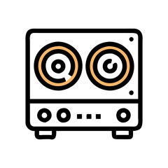electric stove icon design