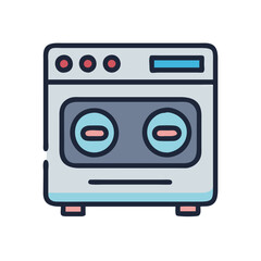electric stove icon design