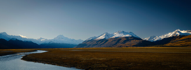 Winter Panoramic, Mt Cooke, New Zealand