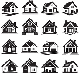 Home Icons Collection | Real Estate & House Symbols Vector Set