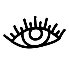 brush stroke eyes