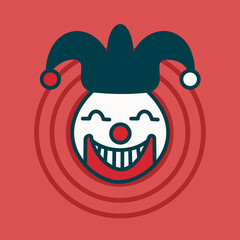 Joker Cartoon Vector Art, Illustration and Graphic