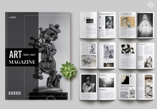 Art Magazine Layout