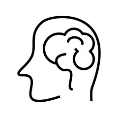 brain icon vector design templates