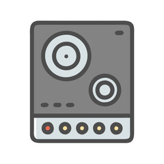 induction cooktop icon design