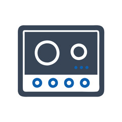 induction cooktop icon design