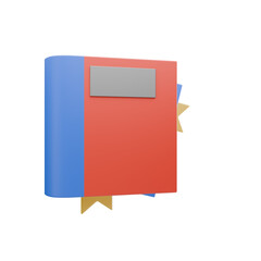 red and blue folders