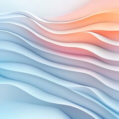 Obraz premium Abstract minimalist line patterns in soft pastel tones, modern wallpaper design concept
