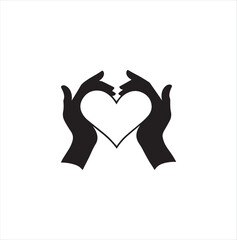 Valentine day   illustration of a heart symbol