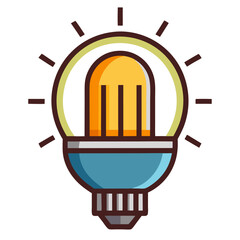 led light icon design