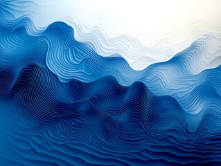 Fototapeta premium Water ripple patterns with realistic light reflections, calming aquatic theme