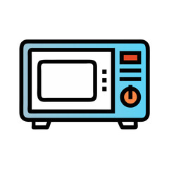 microwave oven icon design