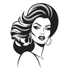 woman's day vector silhouette