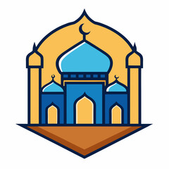 mosque vector illustration