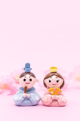 コンパクトな雛人形　ひな祭り　お雛様　可愛い