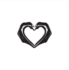Fototapeta premium Valentine day illustration of a heart symbol