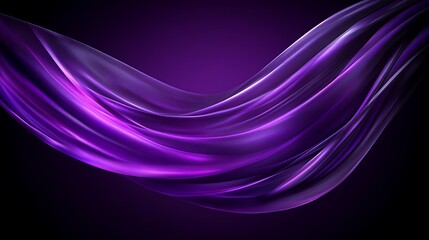 Abstract Purple Wave Swirling Design Background