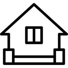 House icon design. Real estate icon.