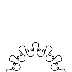 Line Guide for Coloring Book Pages. Oriental Mandala Vector