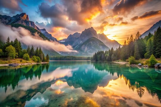 Serene Doss dei Gembri Lake, Pejo Valley, Trentino, Italy: Stunning Alpine Scenery