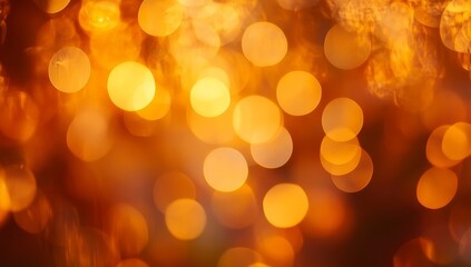 Obraz premium Abstract golden bokeh lights background. (1)