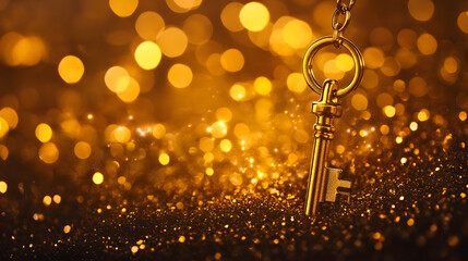 golden of key chain
