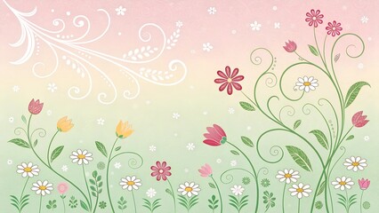 spring floral background