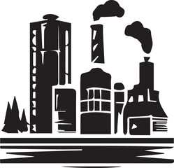 Modern abstract symbol logo icon design mascot emblem construction mining industry company