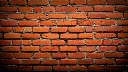 Obraz premium 16:9サイズ 古びたレンガの背景素材 茶色 AI生成素材