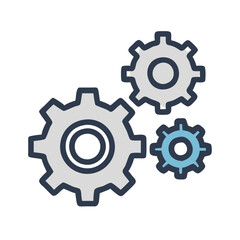 setting gears icon design