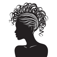 woman's day vector silhouette