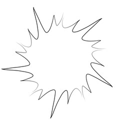 Comic boom effect. Cartoon bomb burst. Bang and pow splashes. Doodle smoke and speed energy lines. crash hand drawn graphic.