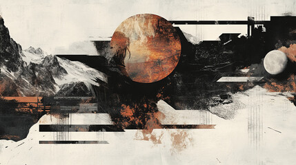 Images and pull quotes aligned to create flow across the page.