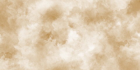 Old brown paper parchment banner with distressed vintage grunge texture, Abstract Background Texture Pattern with brown color, Heavily Mixed Wall Art paper texture, rustic dark wood with stains.