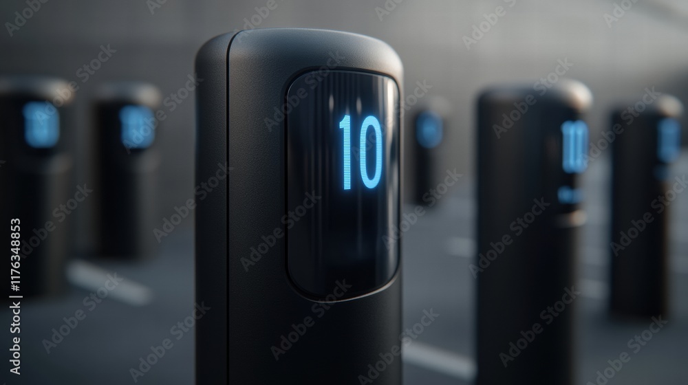 Poster implementing iot-powered street parking sensors optimize urban parking solutions : smart parking sol